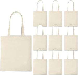 Hot Selling Reusable 100% Natural Cotton Tote Bags <b>Blank</b> Cloth Cotton Hand Canvas Shopping Bag With Custom Logo Promotion Gift - Product Image 4