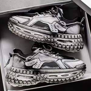 Venta Directa de Fábrica, Zapatos Deportivos para Hombre, Mocasines con Parte Superior de Malla Transpirable, Suela de Goma Gruesa y Suave, Zapatos Casuales para Primavera/Verano - Product Image 1