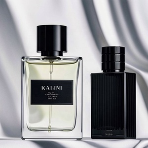 Chất lượng cao vuông 30ml 50ml Chai xịt màu sắc Matte đen sang trọng chai nước hoa thủy tinh - Product Image 4