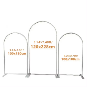Autres centres de table de mariage Décorations Baby Shower <span class=keywords><strong>Enceinte</strong></span> Fête Mariage Arche Tension Tissu Toile de fond Stand Photomaton Extérieur - Product Image 2