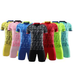 사용자 정의 승화 인쇄 남성 축구 훈련 저지 마른 성인 어린이 축구 유니폼 세트 100% 폴리 에스테르 - Product Image 1