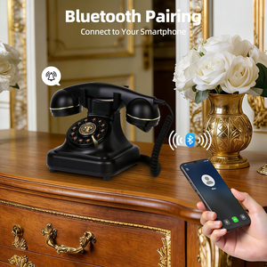 <span class=keywords><strong>Téléphone</strong></span> <span class=keywords><strong>fixe</strong></span> <span class=keywords><strong>sans</strong></span> <span class=keywords><strong>fil</strong></span> de style antique, téléphones Bluetooth <span class=keywords><strong>sans</strong></span> <span class=keywords><strong>fil</strong></span>, <span class=keywords><strong>téléphone</strong></span> <span class=keywords><strong>sans</strong></span> <span class=keywords><strong>fil</strong></span> pour le bureau - Product Image 5