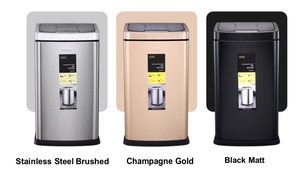 Poubelle intelligente moderne en acier inoxydable avec capteur à induction, personnalisable pour <span class=keywords><strong>la</strong></span> chambre, le bureau, les restaurants, fonctionne sur piles - Product Image 3