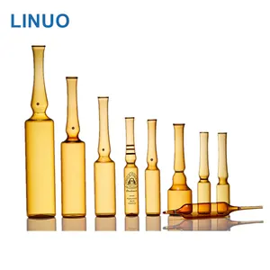 High Quality 1ml 2ml 3ml 5ml 10ml Type I Clear Glass Ampoules made of neutral low Borosilicate Form B Form C