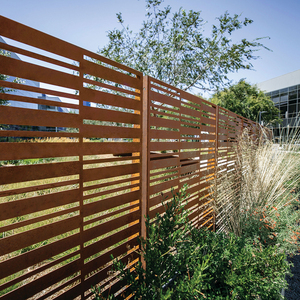 Poteau d'acier de jardin en métal découpé au laser panneaux muraux en aluminium clôtures treillis conceptions Décoratif de jardin nouvellement privé pas cher - Product Image 5