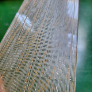 Marco de Puerta de Aluminio Esmerilado 2026, Vidrio Templado Esmerilado Ultra Blanco con Orificios Perforados y Vidrio Esmerilado - Product Image 4