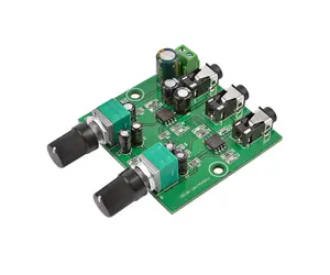 Scheda Mixer segnale Audio Stereo a 2 vie scheda di miscelazione multicanale per uscita di amplificazione unidirezionale amplificatore auricolare Audio