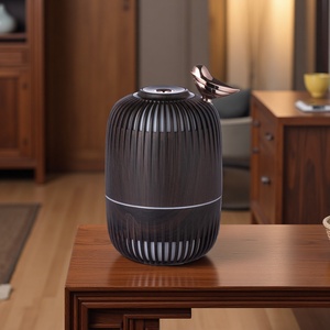 2026 Desktop Humidifier 280ml Fire Air <b>Essential</b> <b>Oil</b> Ultrasonic Portable USB Powered Aromatherapy <b>Diffuser</b> Ambient Light Air Ref - Product Image 1