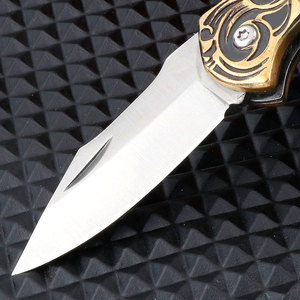 <span class=keywords><strong>Couteau</strong></span> pliant portable en acier inoxydable de qualité industrielle avec porte-clés, mini <span class=keywords><strong>couteau</strong></span> EDC pour fruits, camping en plein air, autodéfense - Product Image 4
