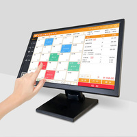 Pantalla táctil de 15-17-19-21,5 pulgadas plegable para un toque sólido mejorado para el sistema POS de restaurantes y equipos de publicidad