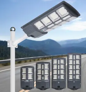 lampadaire solaire 300w landscape led cell powered 100w 200w 300w 400w 500w All In One integrated Solar Street Light