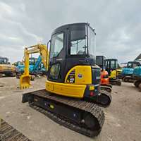 Excavatrice Komatsu PC40MR d'occasion de haute qualité, 4 tonnes, peinture non affinée, pour travaux de construction