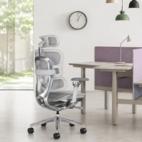 Chaise de bureau exécutive en maille de qualité supérieure, design ergonomique, vente directe usine pour importateurs en gros, sièges de bureau et informatiques