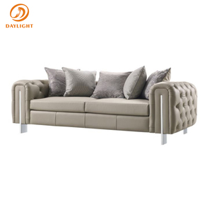 Hotel French Classic Customizable Living Room Funiture Wood Antique European Royal High-End Genuine <strong>Leather</strong> Solid Luxury <strong>Sofa</strong> - Product Image 6