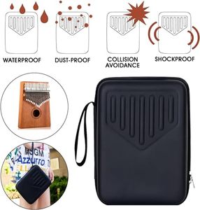 Kalimba de 17 Teclas, Piano de Pulgar con Estuche Rígido, Instrucciones de Estudio y Martillo de Afinación, Piano de Dedos Africano Portátil Mbira <span class=keywords><strong>Sanza</strong></span> de Madera - Product Image 3