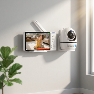 Caméra Anicebb pour enfants 720P HD avec audio bidirectionnel, détection de mouvement, vision nocturne, fonction panoramique/inclinaison et lecteur de berceuses - Product Image 2