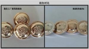 <span class=keywords><strong>Abrigo</strong></span> <span class=keywords><strong>Largo</strong></span> de Moda para <span class=keywords><strong>Mujer</strong></span> al por Mayor, Chaqueta Cortavientos Informal con Botones y Solapa de Color Sólido para Primavera y Otoño - Product Image 6