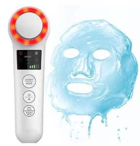 Dispositivo de Belleza Multifuncional de Mano con Tecnología RF, Luz Azul Fría y Caliente, Vibración, Masajeador Facial Reafirmante, Cuidado de la Piel ABS - Product Image 2