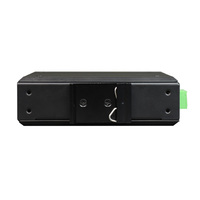Nuovo Dispositivo Server/Convertitore Industriale Xallcom su Guida DIN con WEB, SNMP, 1-4 Porte Seriali, Ethernet e Fibra Ottica, Modello XS3411-F in Alluminio