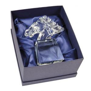 Trofeo de Caballo en Acrílico y Cristal con Base, Impresión UV, para Regalos Promocionales o de Bienvenida, MM 80X80X75 - Product Image 3