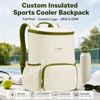 Sac à dos isotherme personnalisé pour le sport, sac thermique souple pour boissons, logo OEM pour les équipes, les clubs, les événements en plein air et les marques