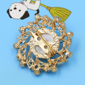 Broches de perlas de cristal para ramos de boda DIY o alfileres de decoración de invitación - Product Image 6