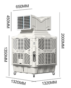 Refroidisseur d'air mobile double face sur pied industriel avec <span class=keywords><strong>moteur</strong></span> et roulement personnalisables 220V/380V <span class=keywords><strong>pour</strong></span> une utilisation durable - Product Image 4