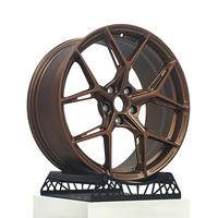 KE Forgé Monobloc Brosse Bronze Alliage Personnalisé pour C8 Feerrari 5x130 5x114.3 Concave Profonde 16-26 Pouces Jante Roue De Voiture