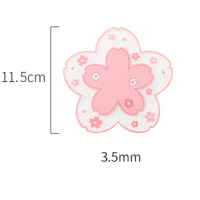 Vente folle sur Sakura Coaster et Oriental Cherry PVC Coaster Mats & Pads Cup Mat