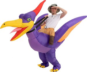 Super settembre Ride A Dinosaur Adult One Size Costume gonfiabile di Halloween - Product Image 2