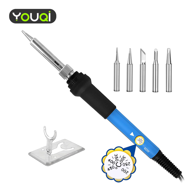 YouQi Soldering Iron Kit Soldering Kit With Temperature Adjustable Electric Soldering Gun
