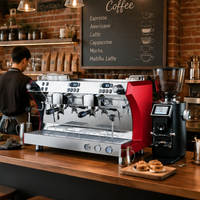 Machine à café expresso professionnelle de qualité supérieure, style italien, pour usage commercial, fournie par l'usine