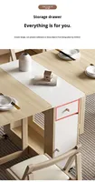 Juego de Mesa y Sillas Plegables Multifuncional y Moderno para el Hogar y Camping