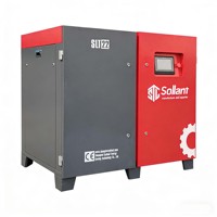 Compresseur d'air à vis industriel robuste, alimentation en air stable pour l'industrie chimique