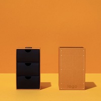 Nouveau papier de boîte en carton fait main de logo personnalisé de conception pour l'emballage et le calendrier de boîte de chocolat