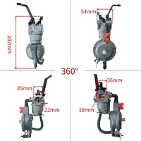 Carburateur de générateur à gaz haute performance 3KW-5KW 2.4-9HP GPL/GN double carburant pour moteurs Honda 168F 170F GX160 GX200 GX270 EG4000