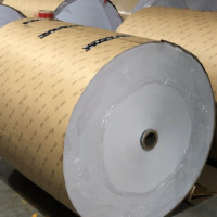 Papier gobelet imperméable 800-400 GSM avec revêtement PE, rouleau jumbo, papier alimentaire jetable simple avec revêtement PE pour emballage de boissons