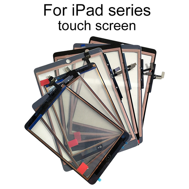 Wholesale Touch Screen for iPad 2 3 4 5 6 7 8 Air 1 Mini 12 3 for iPad Front Glass Digitizer Replacement