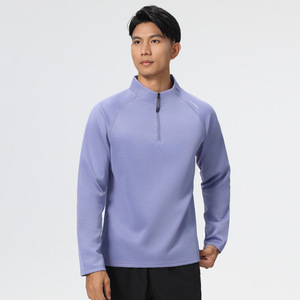 Wholesale Plus Size Men's Gym Sweatshirts Sportswear Workout Compression Long Sleeve Shirts Zipper Training Tops <b>Jackets</b> - Product Image 3