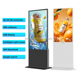 Afficheur numérique sur pied, écrans tactiles Android WIFI, kiosque intérieur, écran LCD FHD, totem, lecteurs d'affichage publicitaire intelligents - Product Image 4