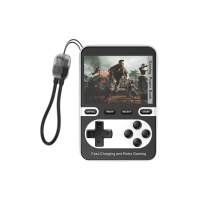 Consola de Juegos Retro 2 en 1 y Banco de Energía con Carga Inalámbrica con Pantalla LED, Reproductor de Juegos Clásico Portátil, Carga Rápida