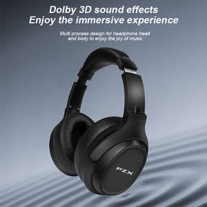 Pzx Giá Rẻ Giá Trên Tai Tai Nghe Tai Nghe 3.5Mm Có Dây Âm Bass Sâu Surround Âm Thanh USB Có Dây Tiếng Ồn Hủy Bỏ Chơi Game Tai Nghe Màu Đen - Product Image 4