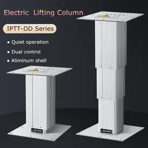 IPTT 310 Juego de columna de elevación de aluminio grande Altura ajustable 360mm Longitud de carrera DC12/24V 3000RPM Velocidad con controlador inalámbrico - Product Image 2