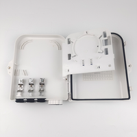 Boîtier de distribution de fibre optique FTTH blanc étanche 8 cœurs, terminal FDB intérieur/extérieur, boîtier de répartiteur de fibre ODP