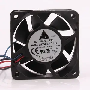 Delta 48V 24V DC12V 0.48a EC AC 60X60X25MM 6CM 6025 PWM temperature control power supply dual ball AFB0612EH cooling fans