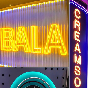 Letrero de neón Led acrílico personalizado Better <span class=keywords><strong>Together</strong></span> Flex Neon para boda dormitorio cumpleaños fiesta Bar decoración luces de neón Led - Product Image 6