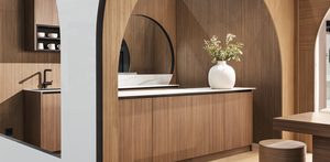 Trang trí nội thất chống mài mòn thân thiện với môi nhỏ gọn <span class=keywords><strong>Laminate</strong></span> HPL tấm nhà bếp bàn chất lượng cao nhỏ gọn <span class=keywords><strong>Laminate</strong></span> - Product Image 2