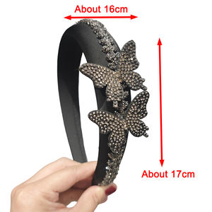 Versione coreana nuova fascia per capelli farfalla fascia per capelli alla moda con farfalla Fashion Head Band in pelle sintetica squisita accessori per capelli - Product Image 6