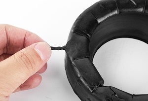 Joint d'étanchéité en caoutchouc à vis, une pièce, bride noire pour raccord de toilette, accessoires hygiéniques, prix bon marché, vente en gros - Product Image 6