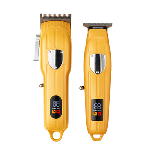 Máquina de Cortar Pelo Inalámbrica Profesional para Barbero, Recortadora de Precisión 0mm, Afeitadora Eléctrica para Acabados, con Pantalla LCD en Inglés y Carga USB - Product Image 2